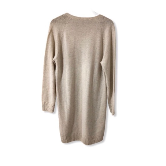 SOLD NWT Vince V-neck cashmere sweater dress - Picture 4 of 4